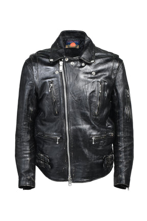 LEATHER JACKET / BLK