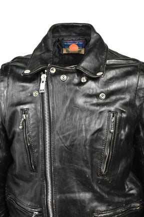 LEATHER JACKET / BLK