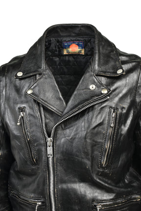 LEATHER JACKET / BLK