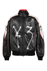 GFXLEATHER JKT / BLK