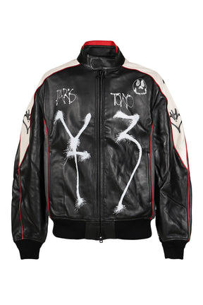 GFXLEATHER JKT / BLK