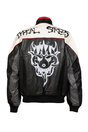 GFXLEATHER JKT / BLK