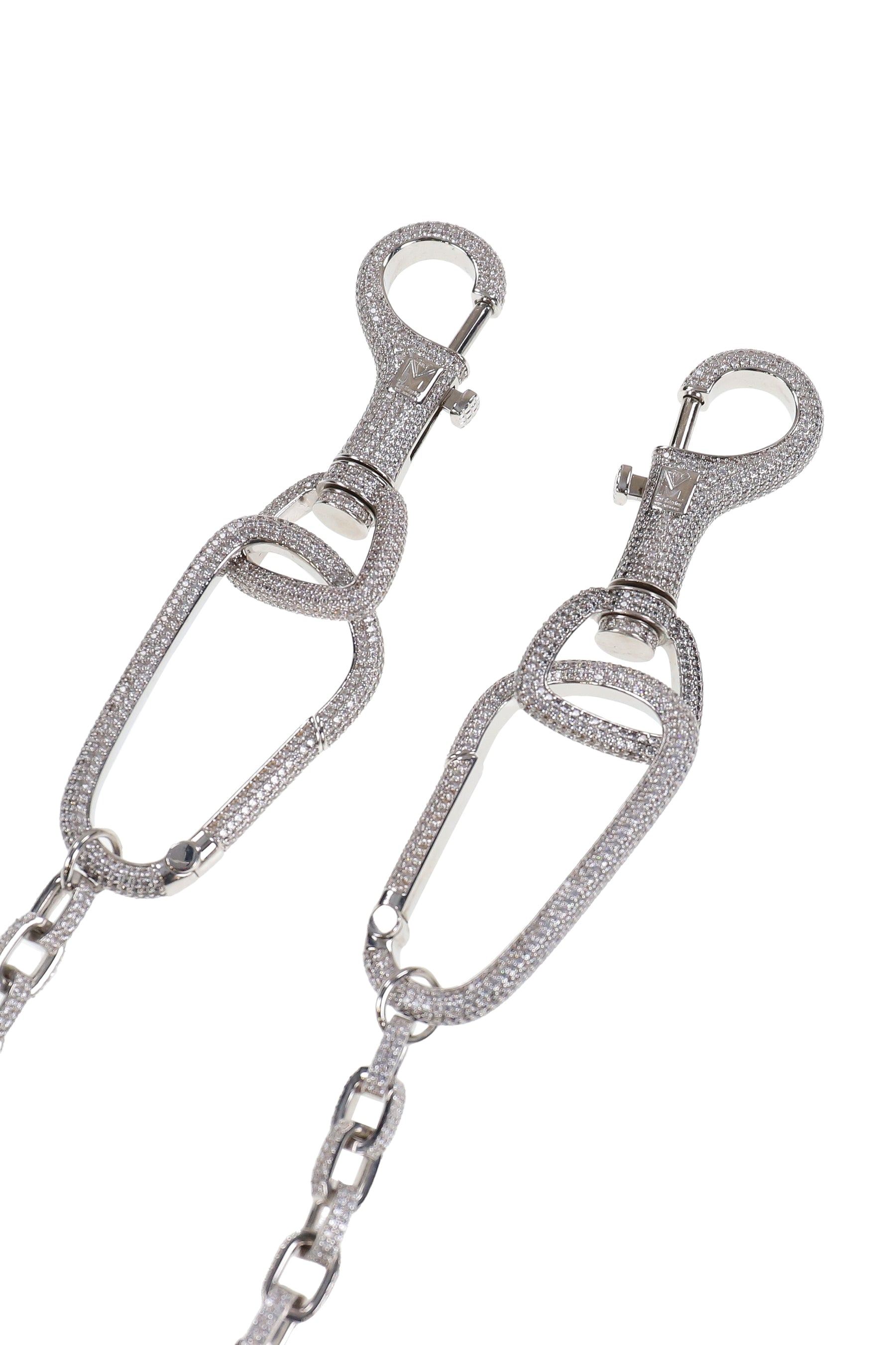 KEY CHAIN CLIP WITH CHAIN  / SILVER