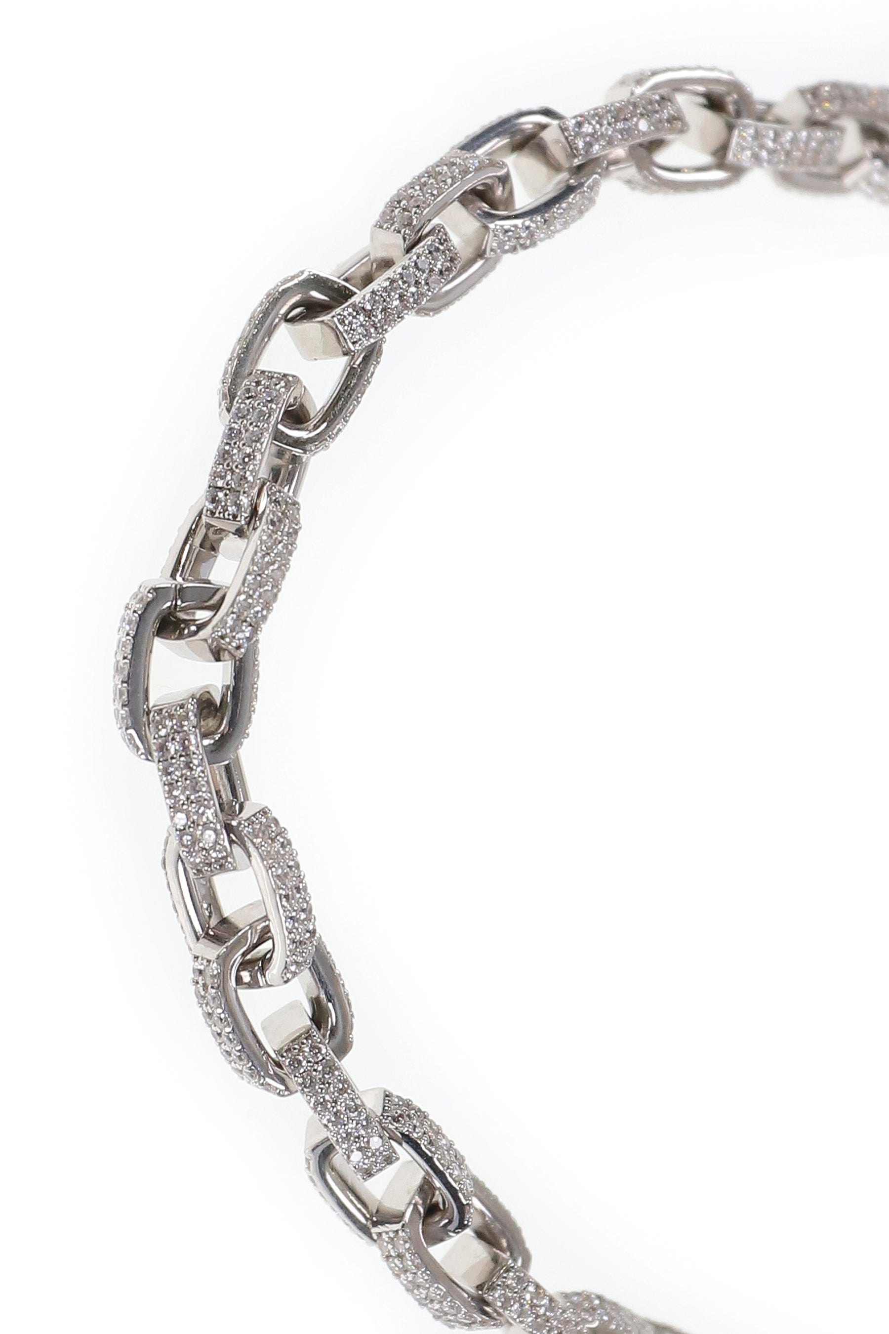 KEY CHAIN CLIP WITH CHAIN  / SILVER