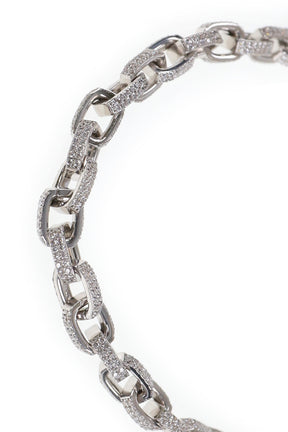 KEY CHAIN CLIP WITH CHAIN  / SILVER