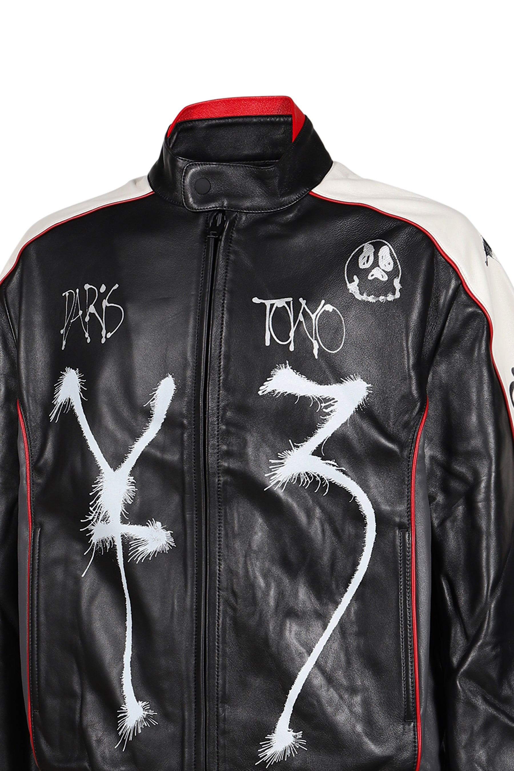 GFXLEATHER JKT / BLK