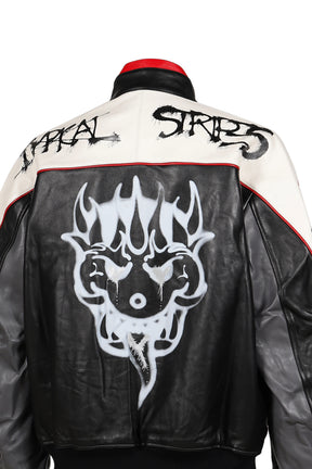 GFXLEATHER JKT / BLK