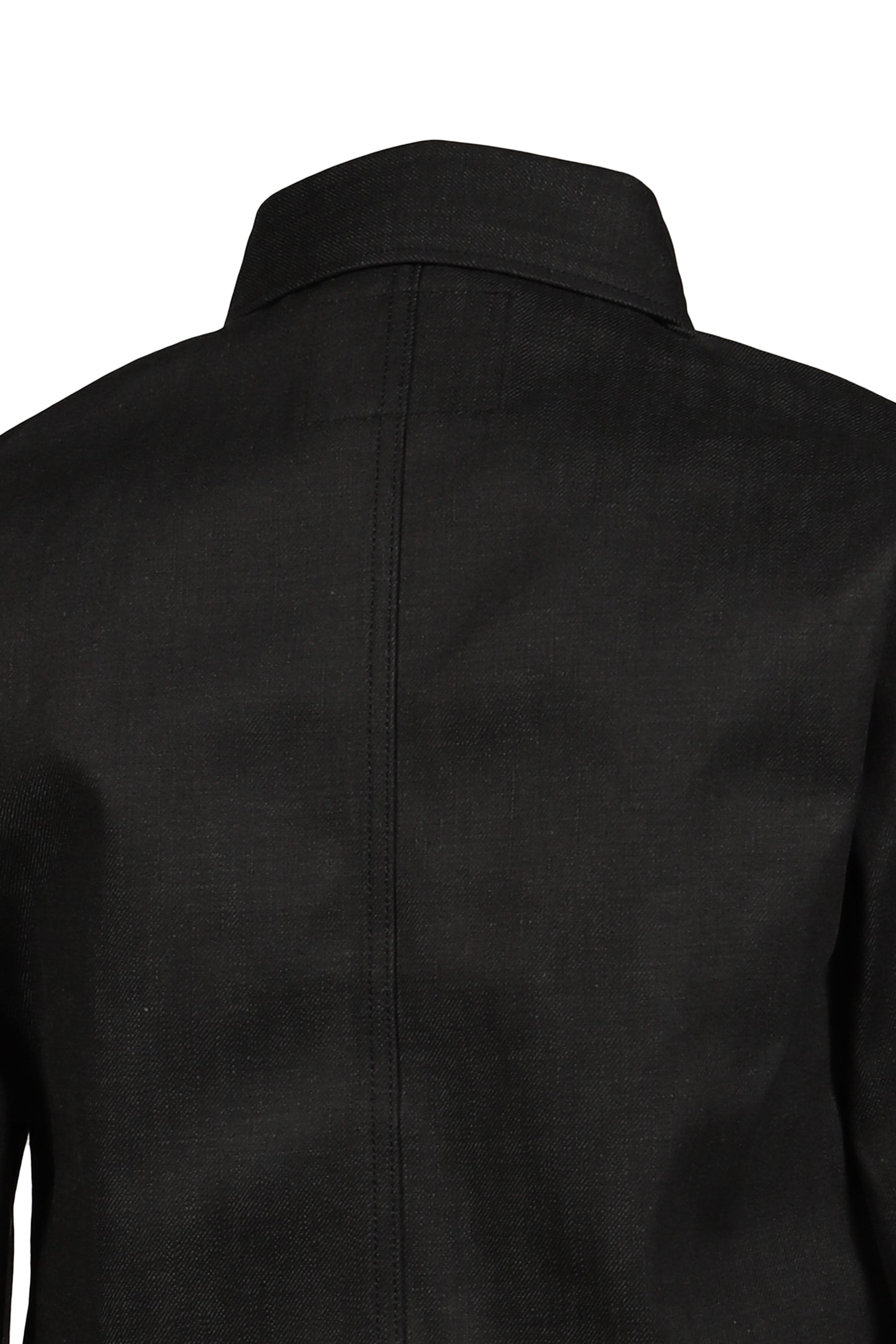 RH CROPPED DENIM SHIRT / RAW BLK