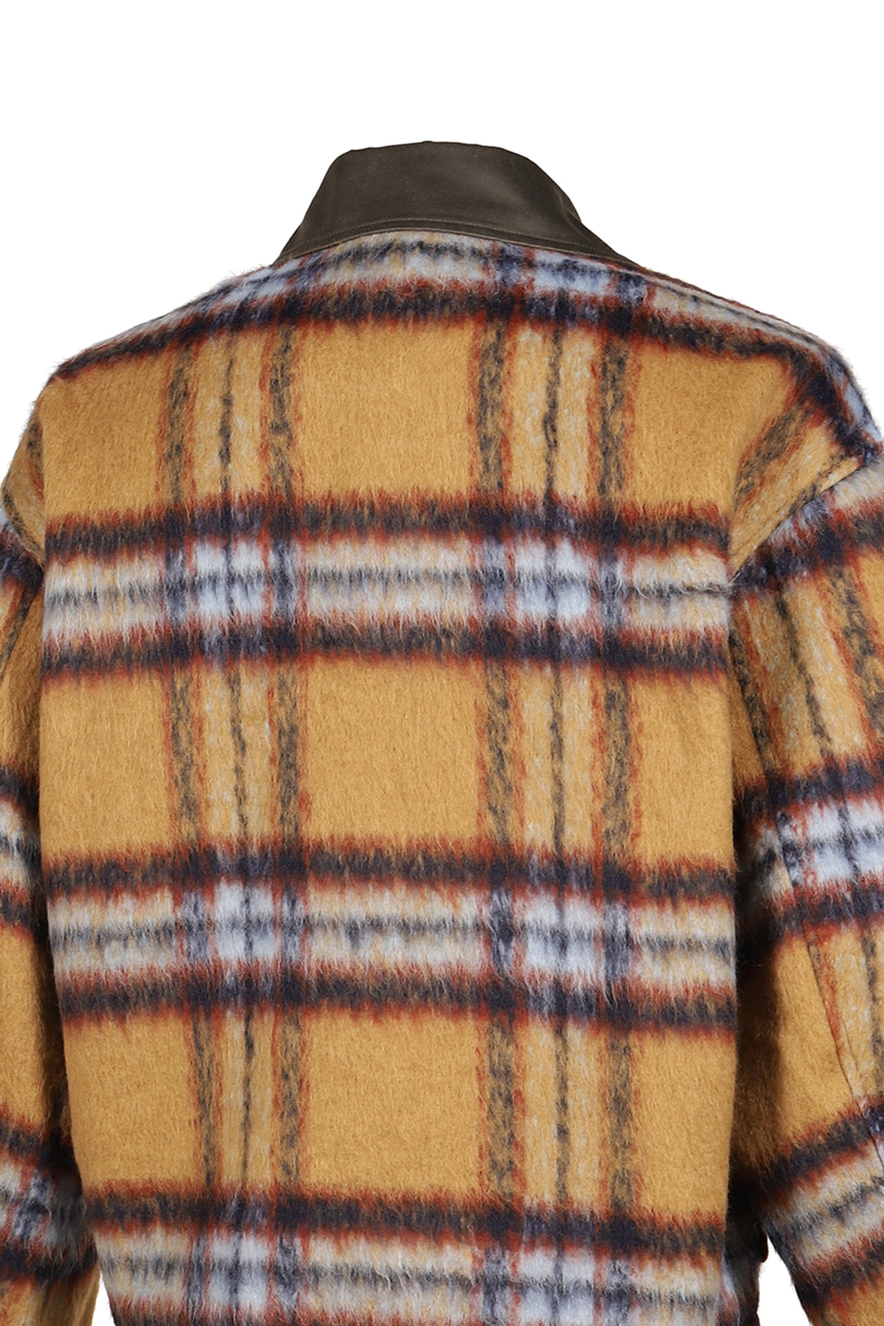 CAMEL CHECK PATTERN JACKET / CAMEL