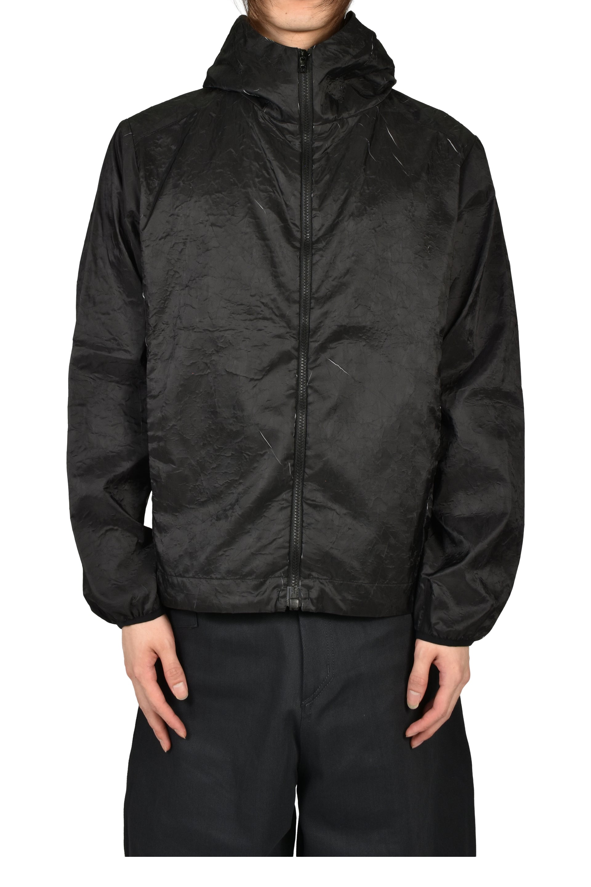 INVERTED PLEAT SHELL / BLACK