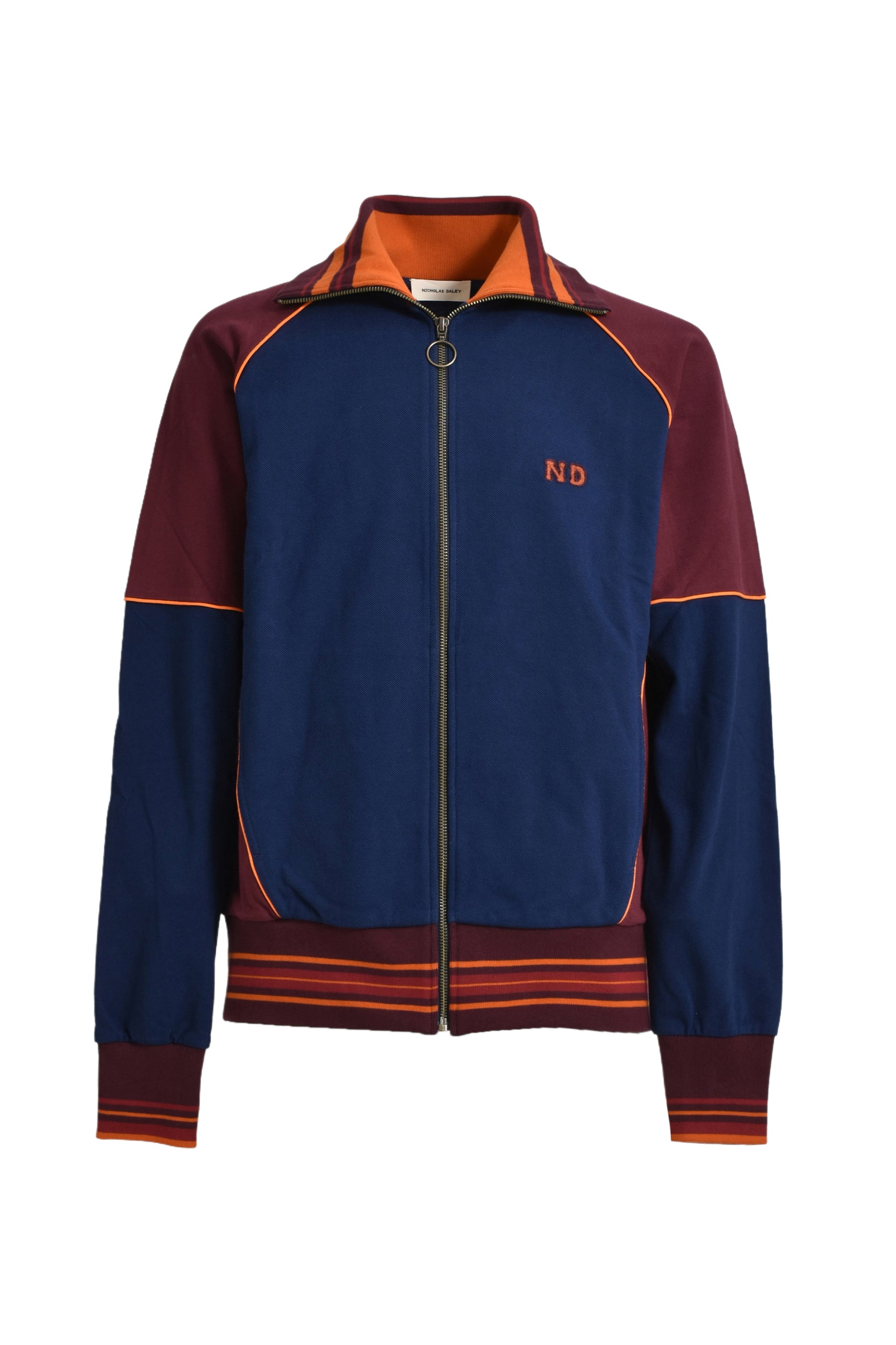 TRACK TOP / NAVY / BURGUNDY