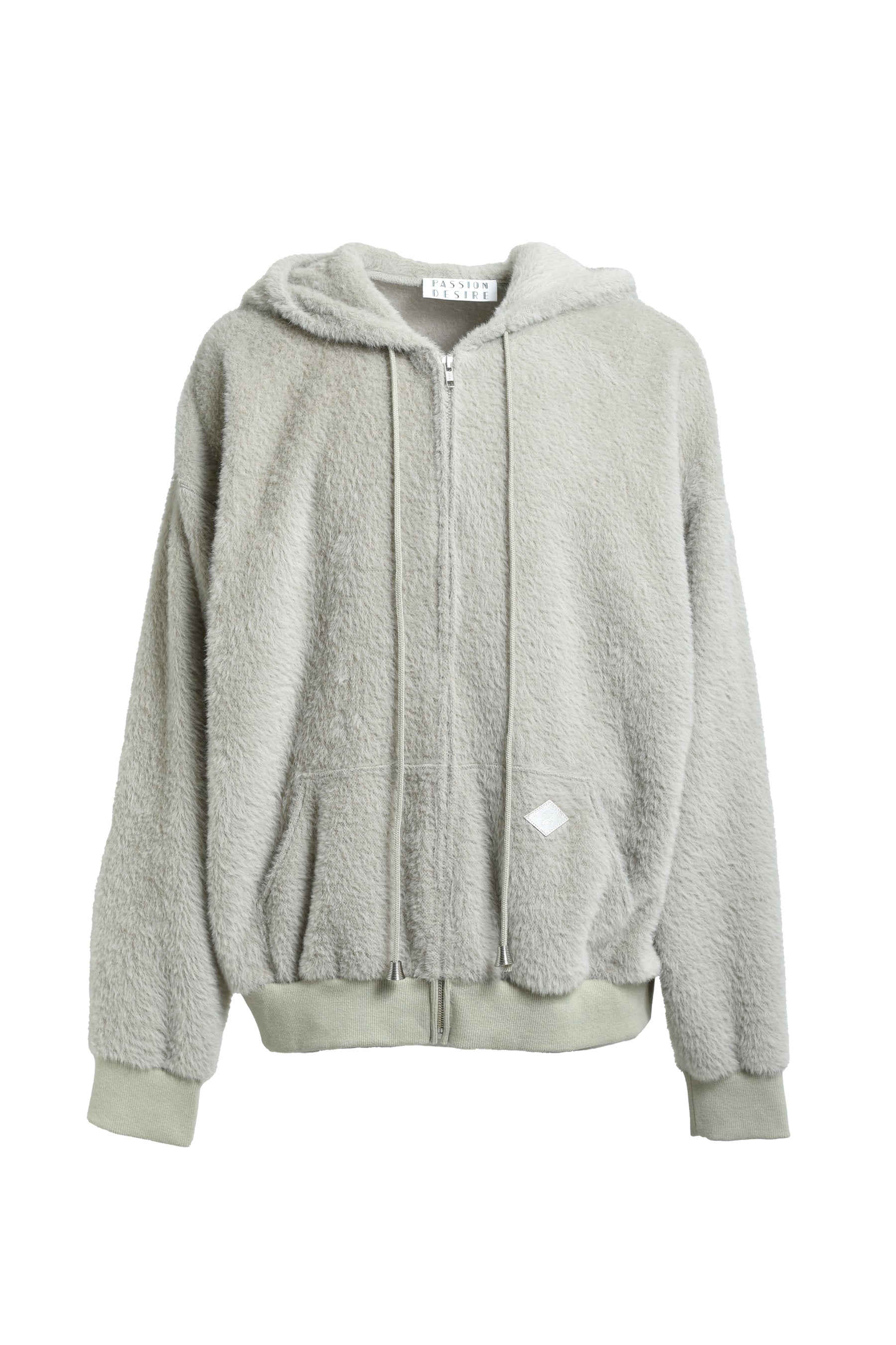 TEDDY BEAR HOODED SEWATER / MINT 