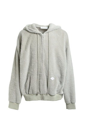 TEDDY BEAR HOODED SEWATER / MINT 