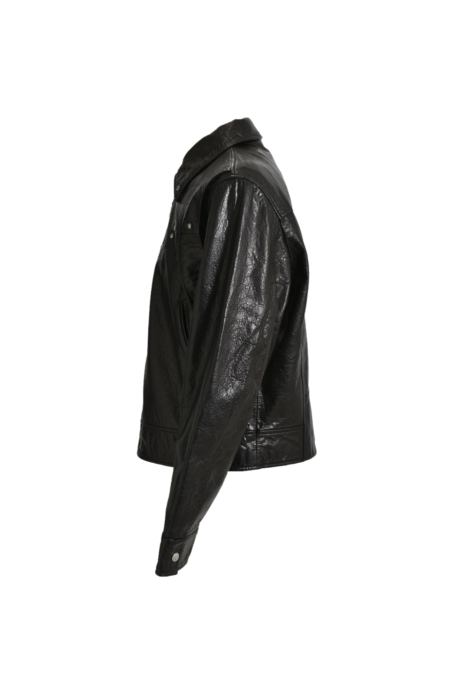 WESLEY LEATHER JACKET / BLK