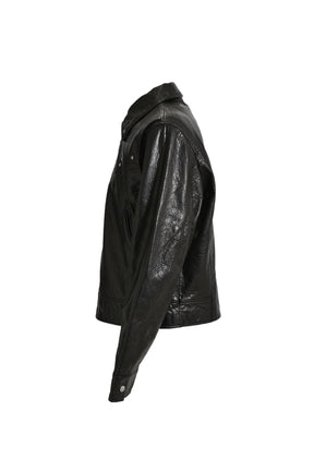 WESLEY LEATHER JACKET / BLK