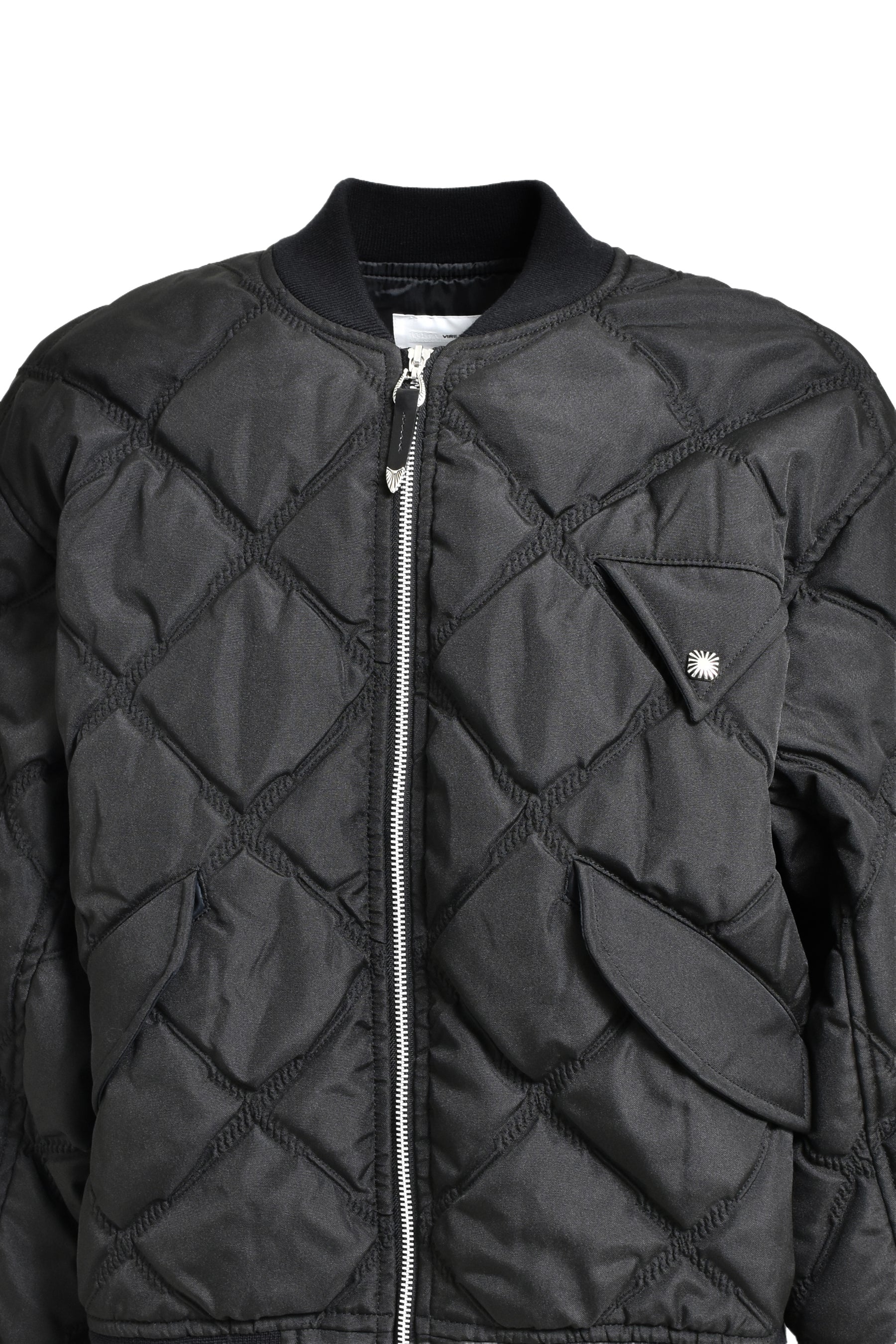 QUILTING BLOUSON  / BLK