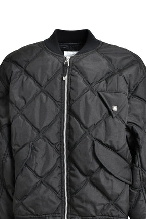 QUILTING BLOUSON  / BLK