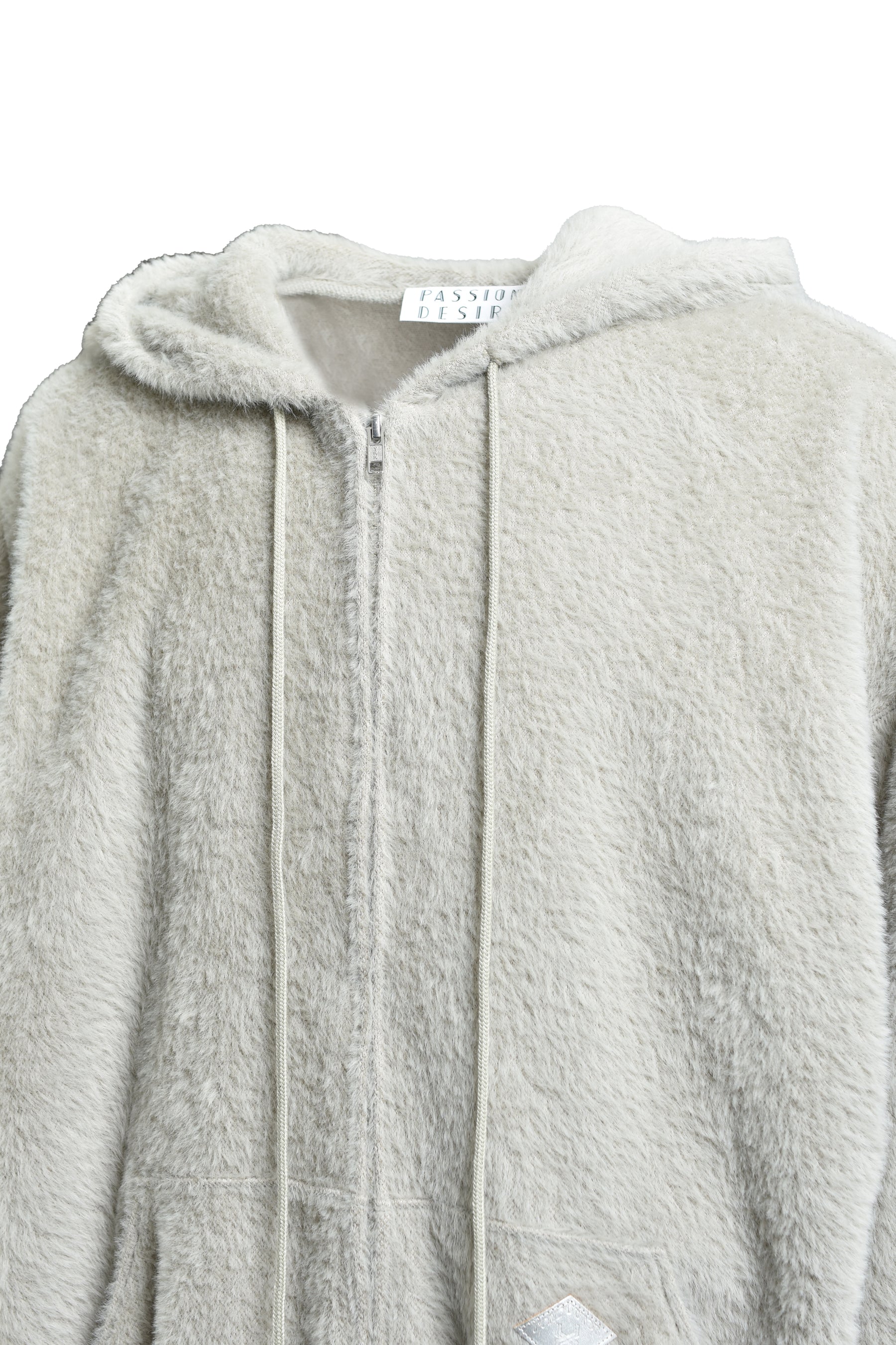 TEDDY BEAR HOODED SEWATER / MINT 