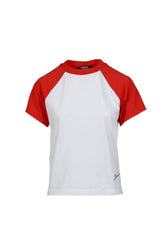 JACQUEMUS LE MINI TSHIRT BASEBALL / WHT RED