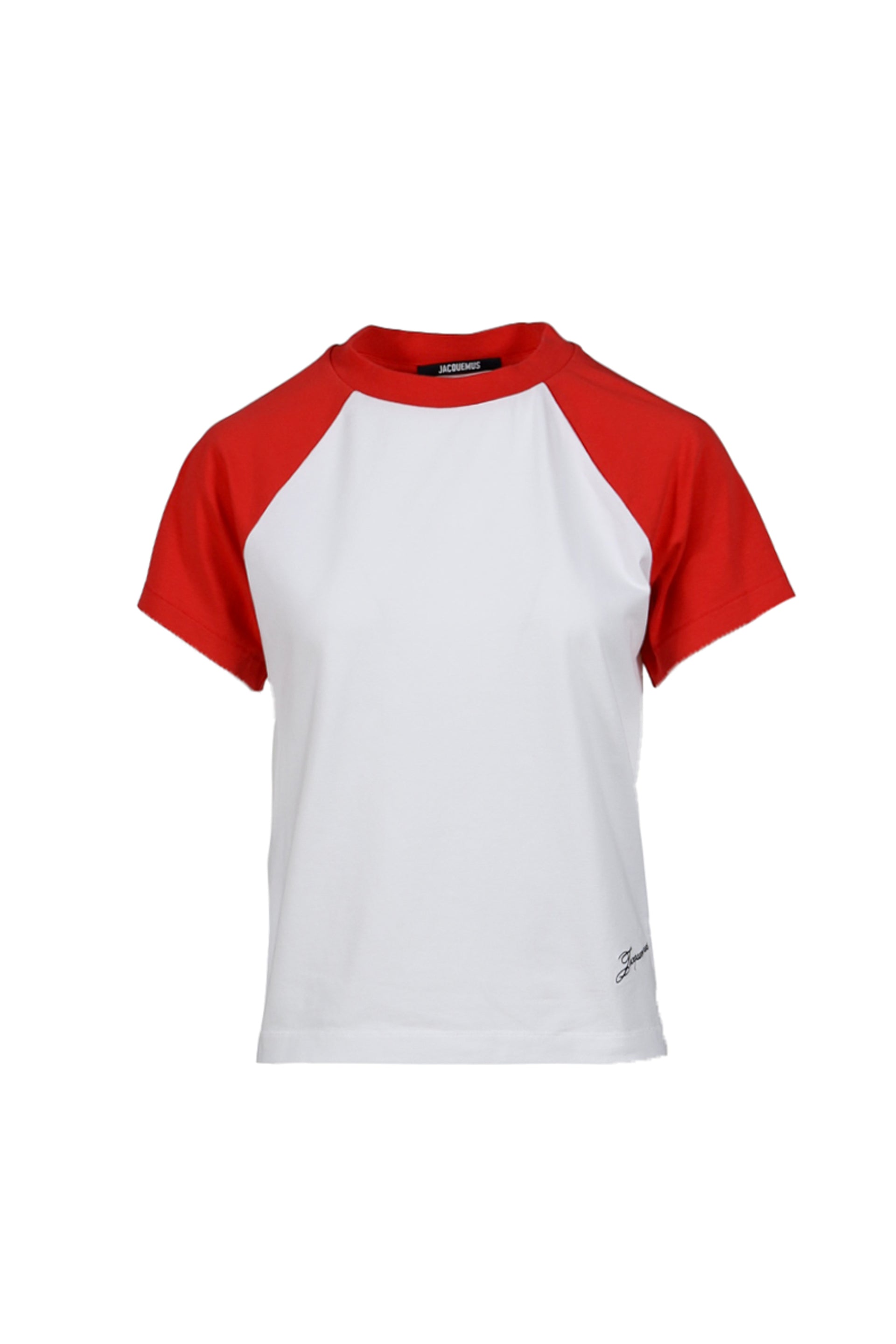 JACQUEMUS LE MINI TSHIRT BASEBALL / WHT RED