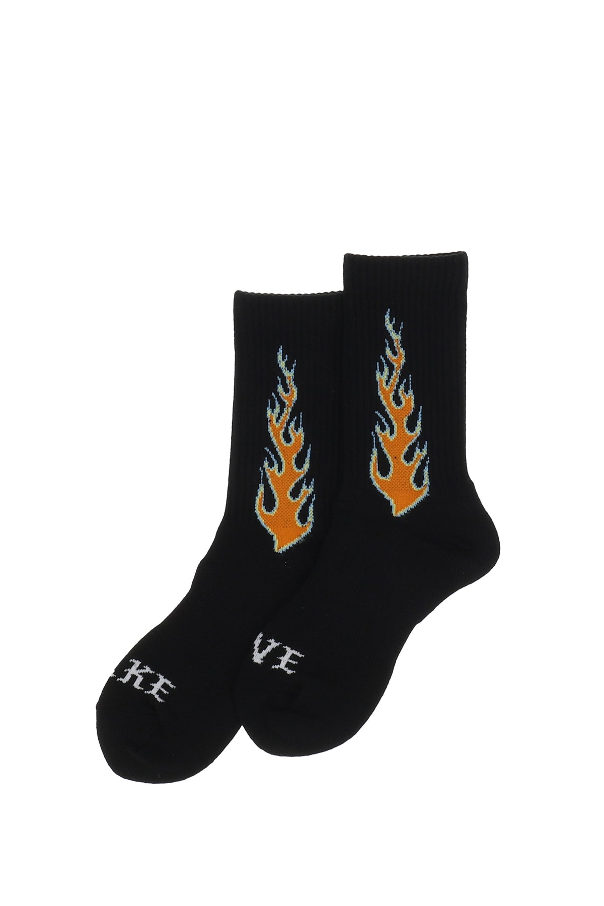 FLAME SOCKS / BLK ORG