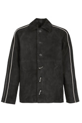 SUEDE ACADEMIE JACKET / BLK IVO