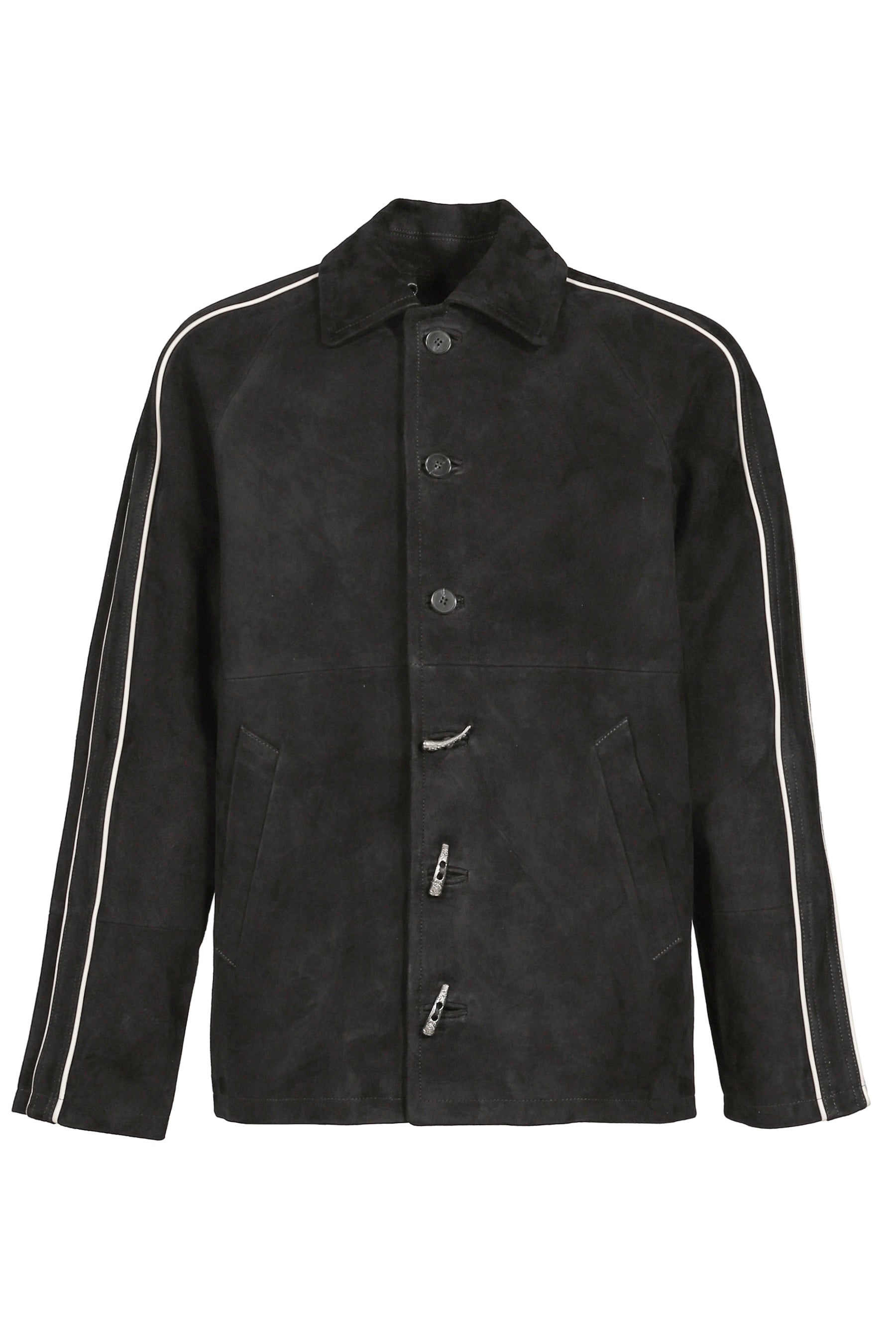 SUEDE ACADEMIE JACKET / BLK IVO