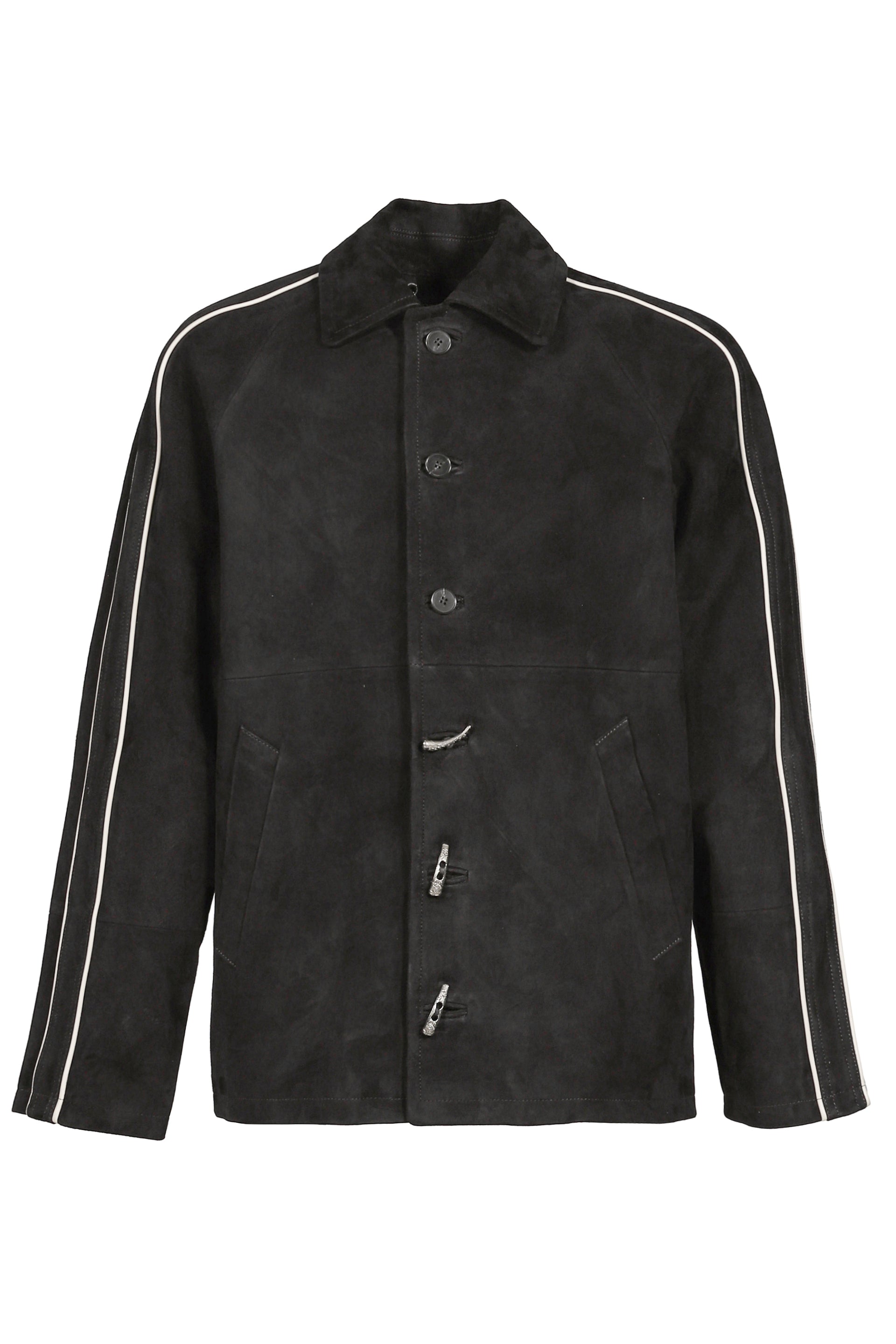 SUEDE ACADEMIE JACKET / BLK IVO