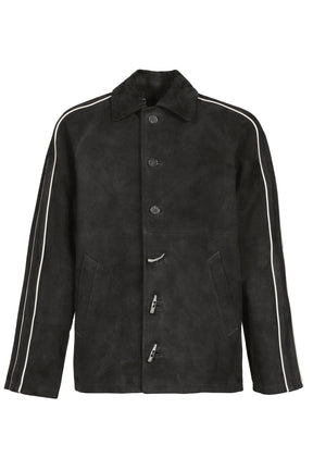 SUEDE ACADEMIE JACKET / BLK IVO