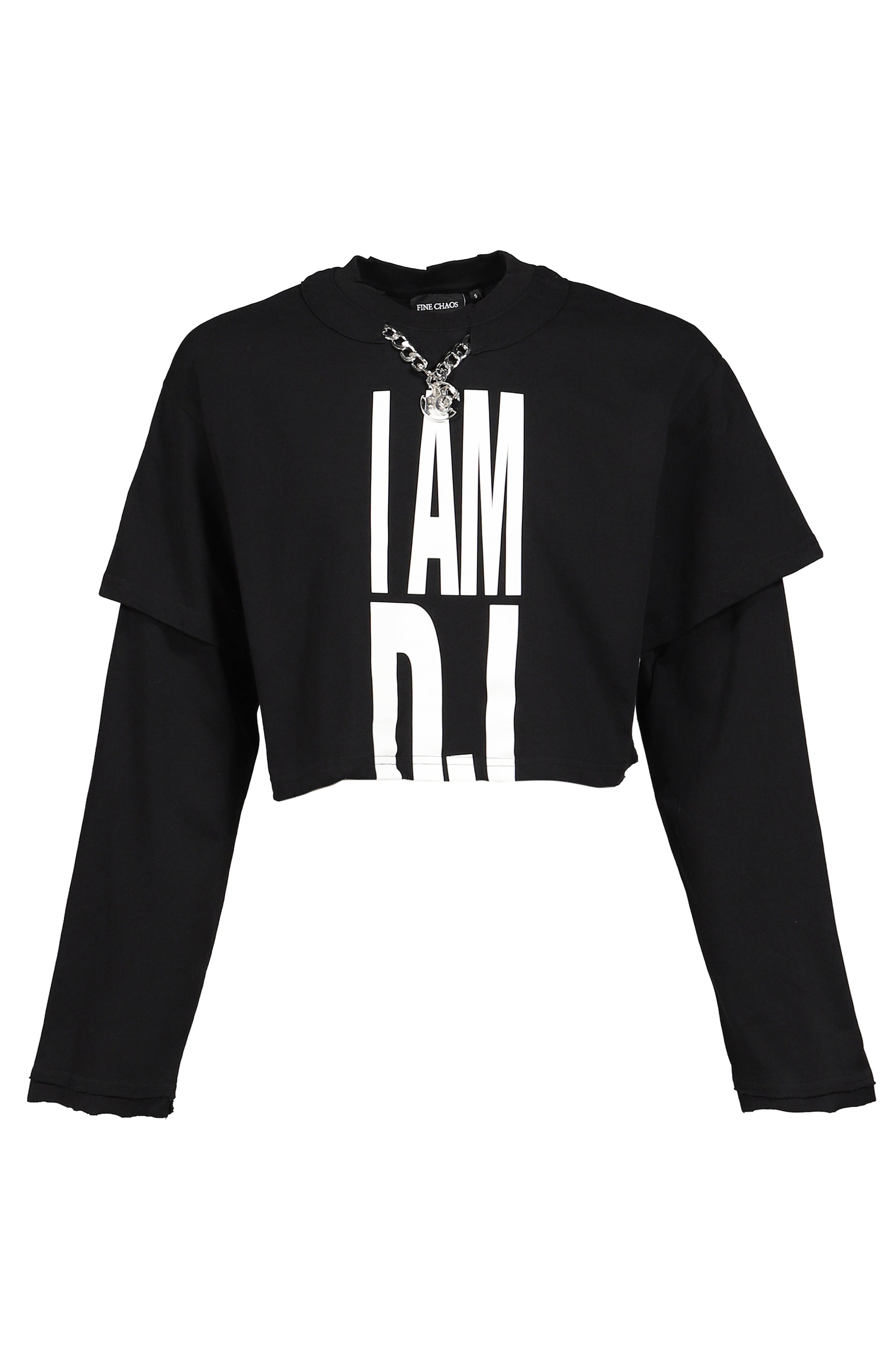 I AM DJ LONGSLEEVE / BLK