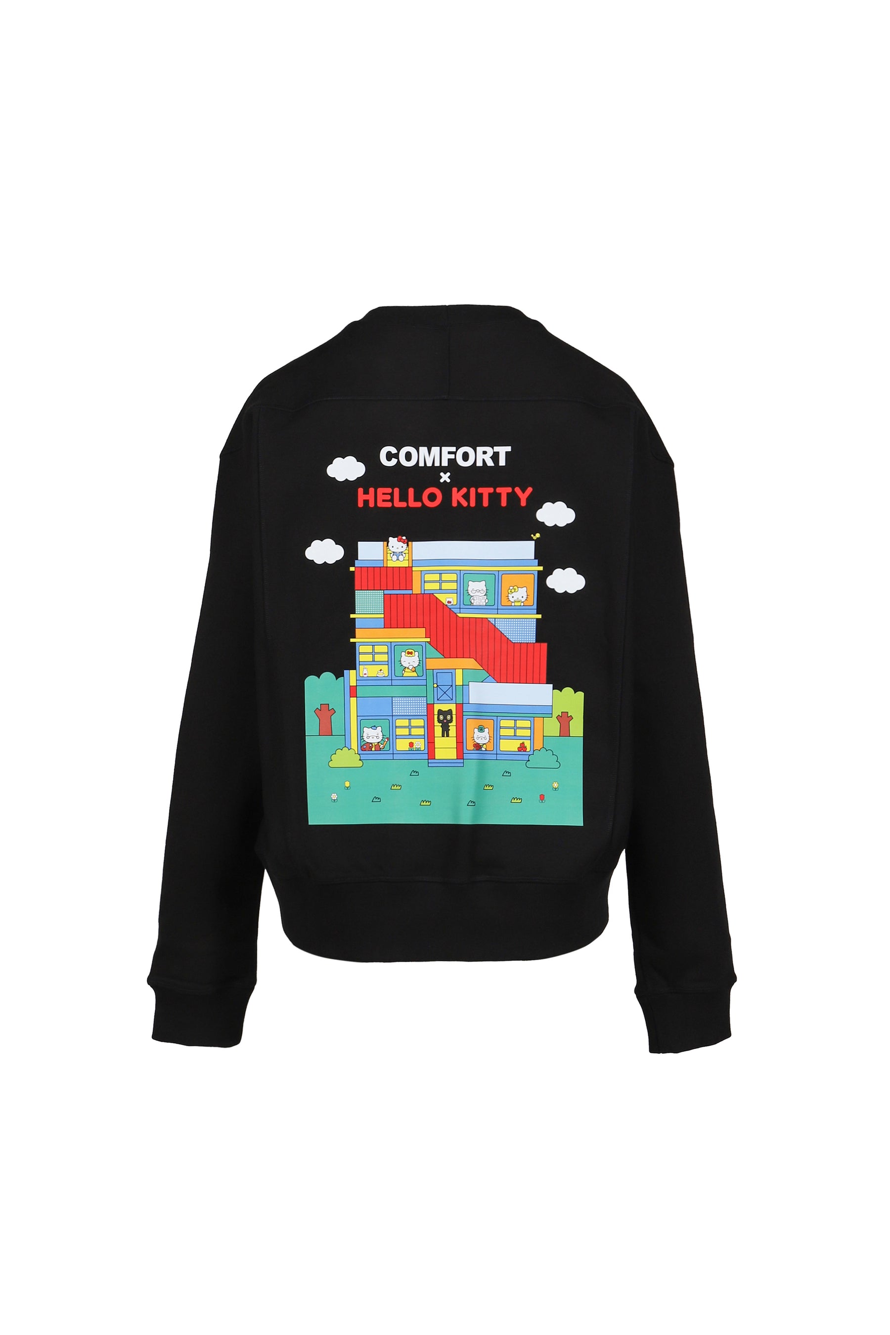 COMFORT × SANRIO CHARACTERS KT SWEATSHIRT / BLK