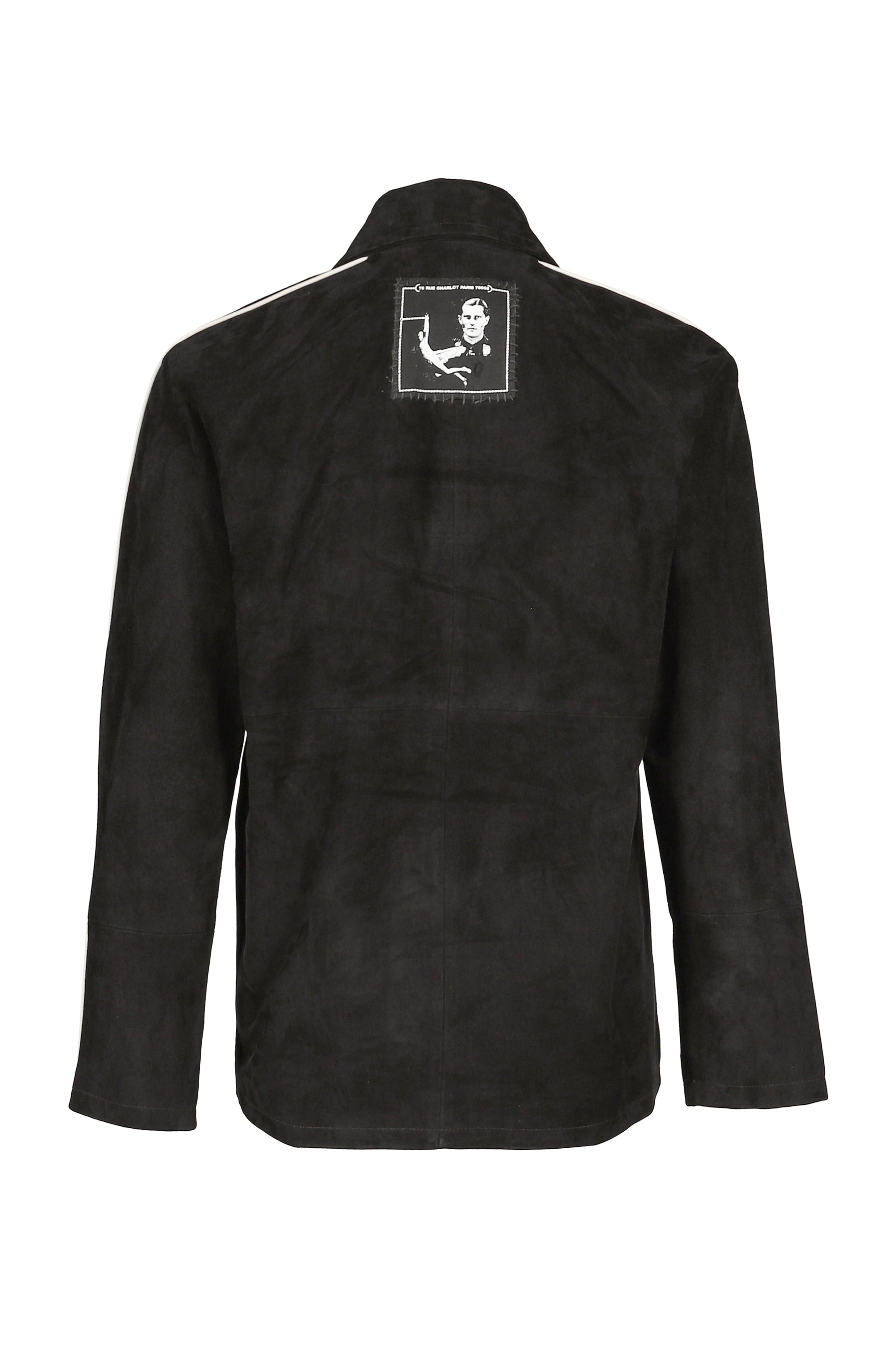 SUEDE ACADEMIE JACKET / BLK IVO