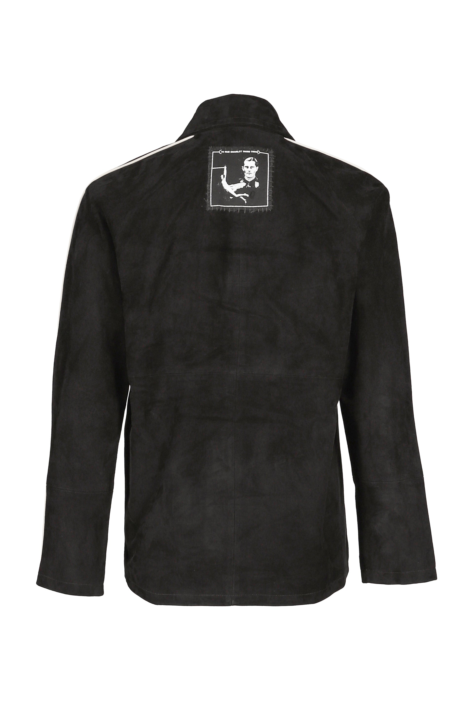 SUEDE ACADEMIE JACKET / BLK IVO