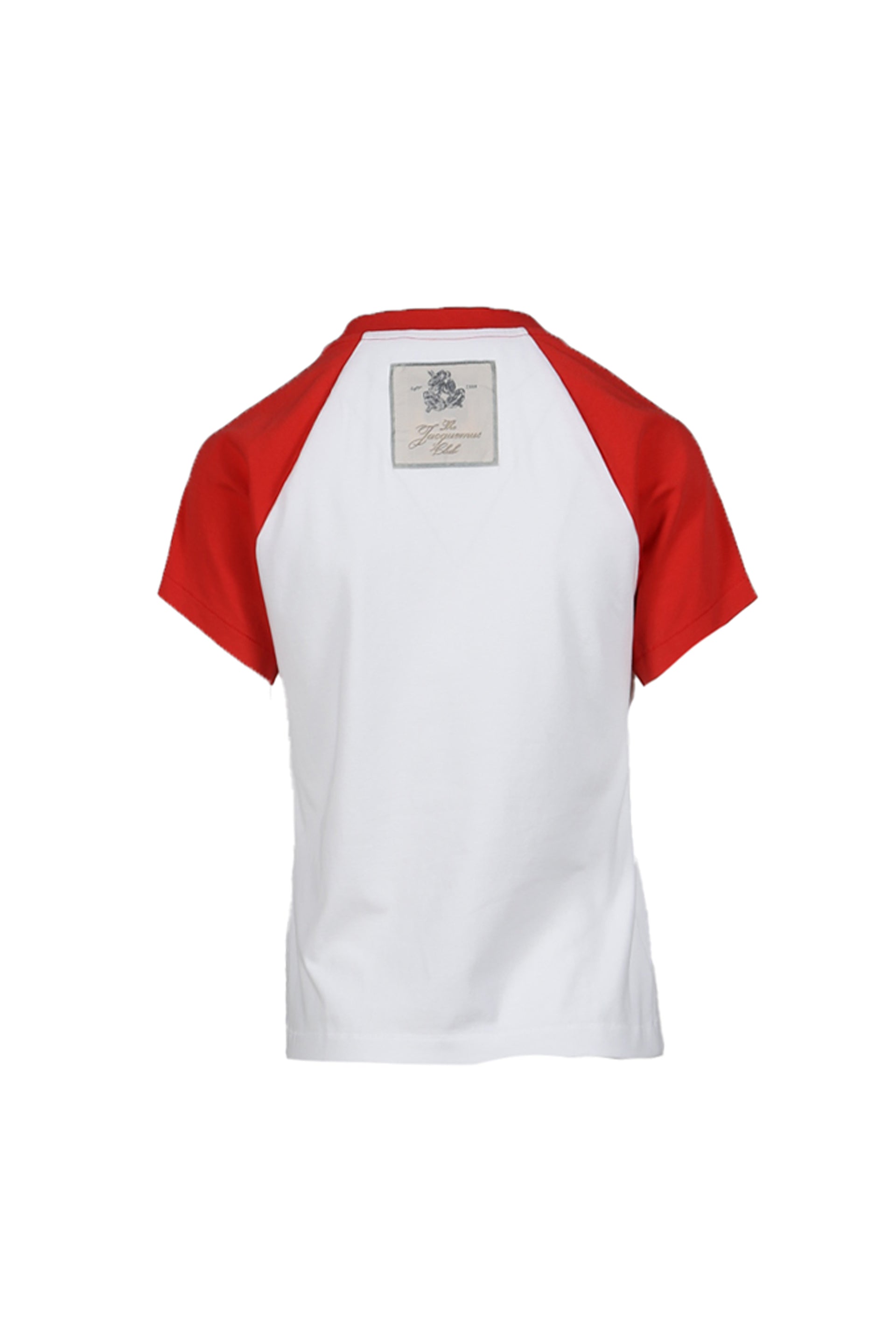JACQUEMUS LE MINI TSHIRT BASEBALL / WHT RED