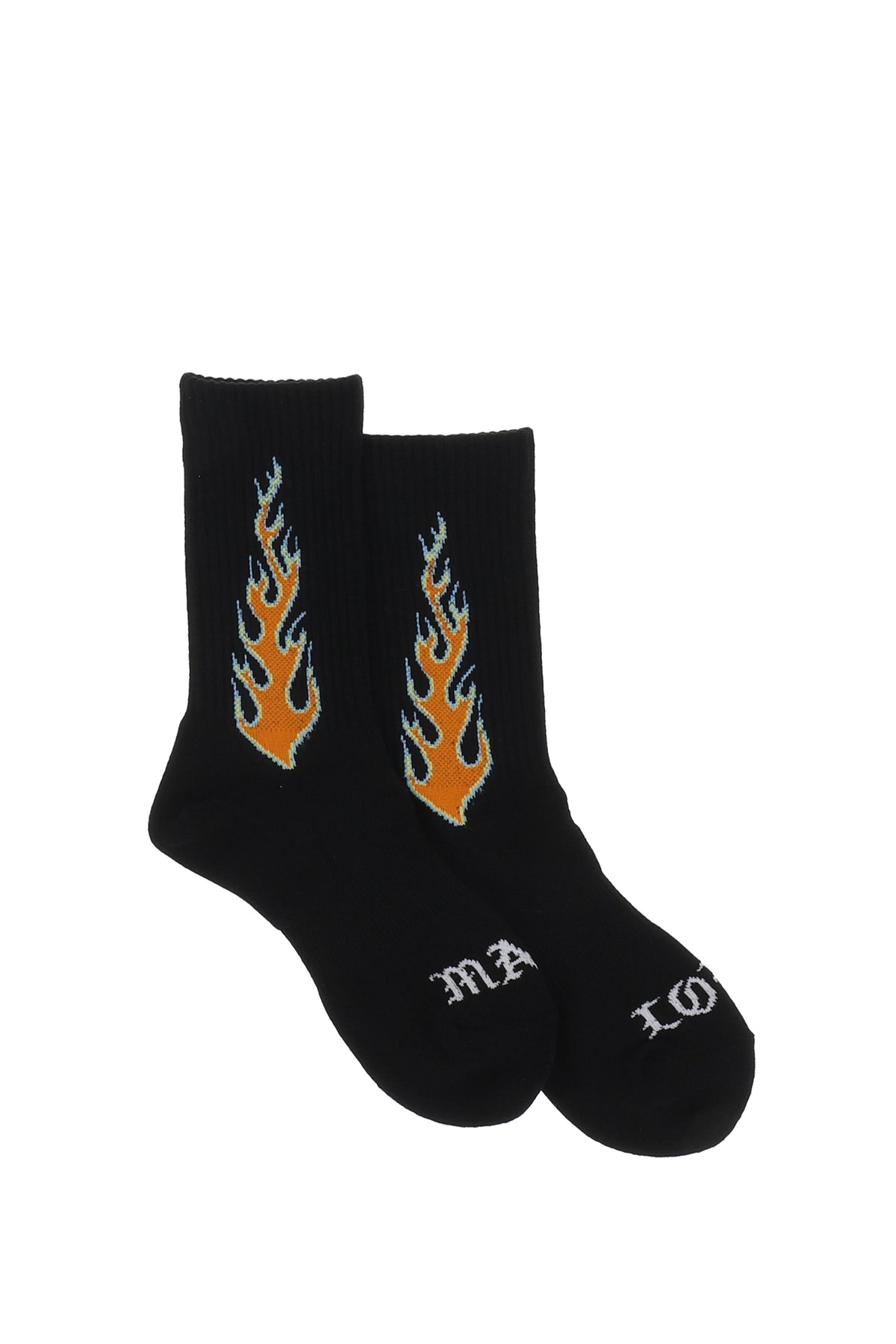 FLAME SOCKS / BLK ORG