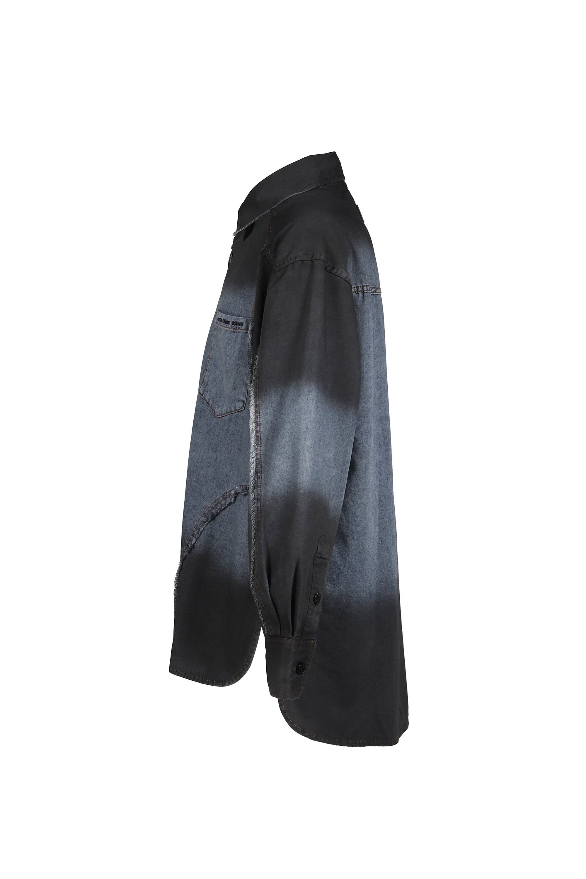 FenG CHen WANG フェン チェン ワン SS26 INDIGO GRADIENT DENIM SHIRT