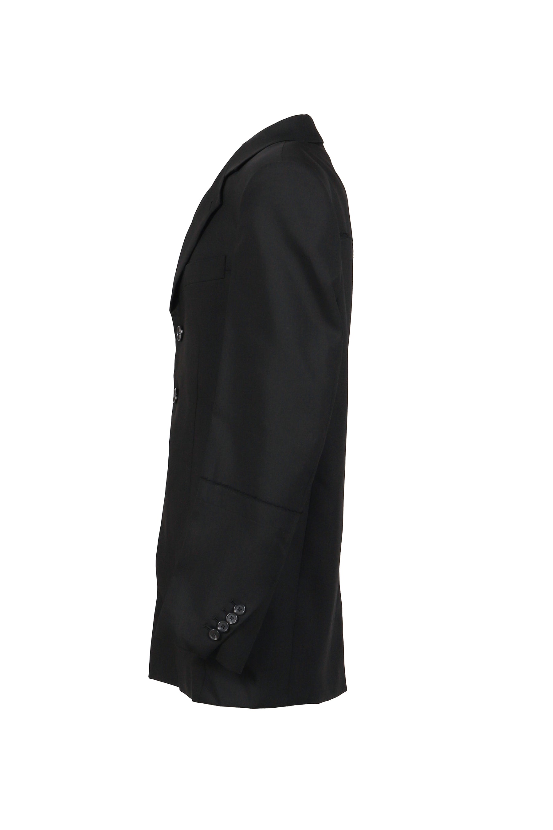 SINGLE BREASTED JACKET / BLK