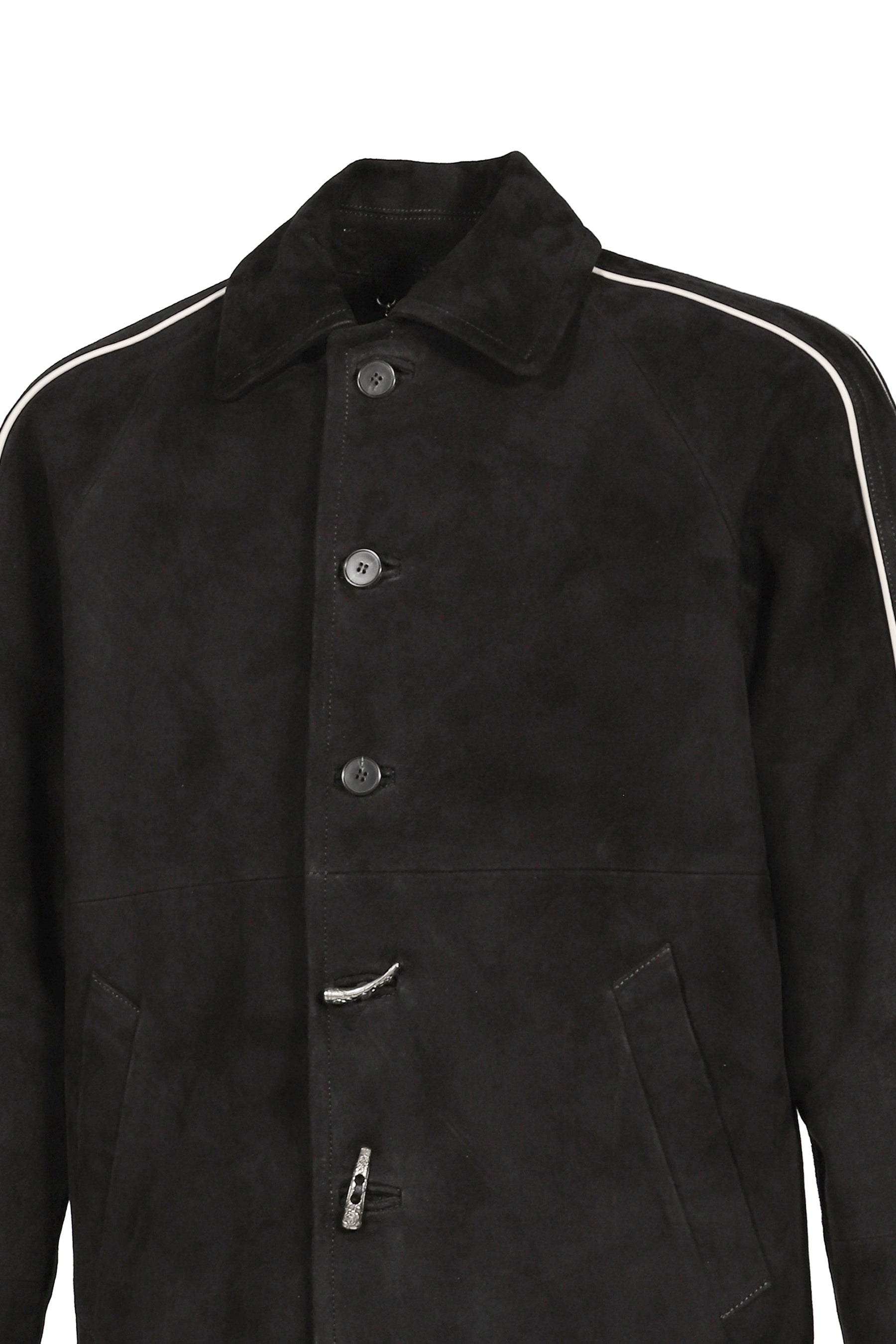 SUEDE ACADEMIE JACKET / BLK IVO