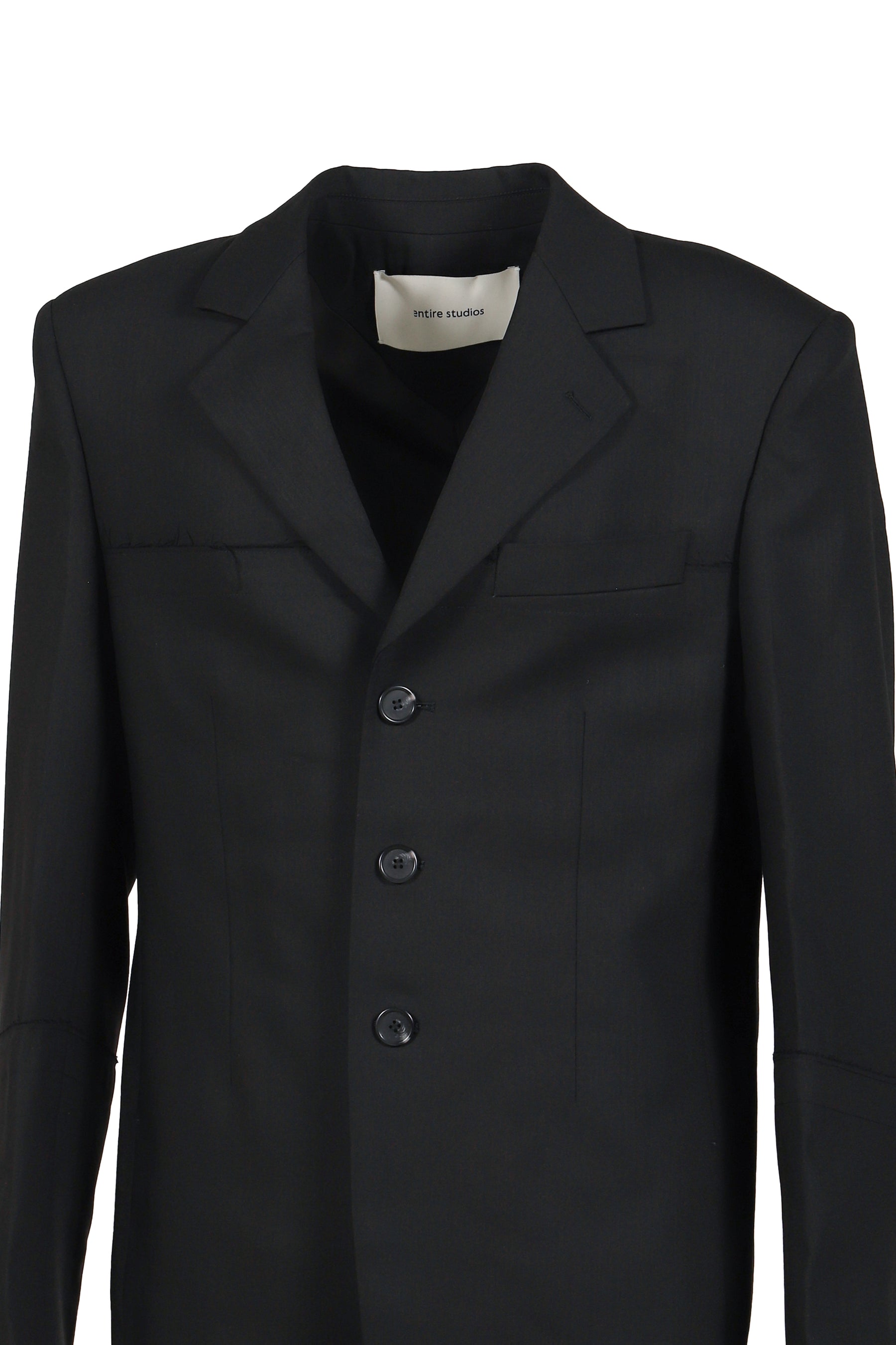 SINGLE BREASTED JACKET / BLK