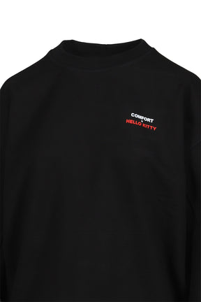 COMFORT × SANRIO CHARACTERS KT SWEATSHIRT / BLK