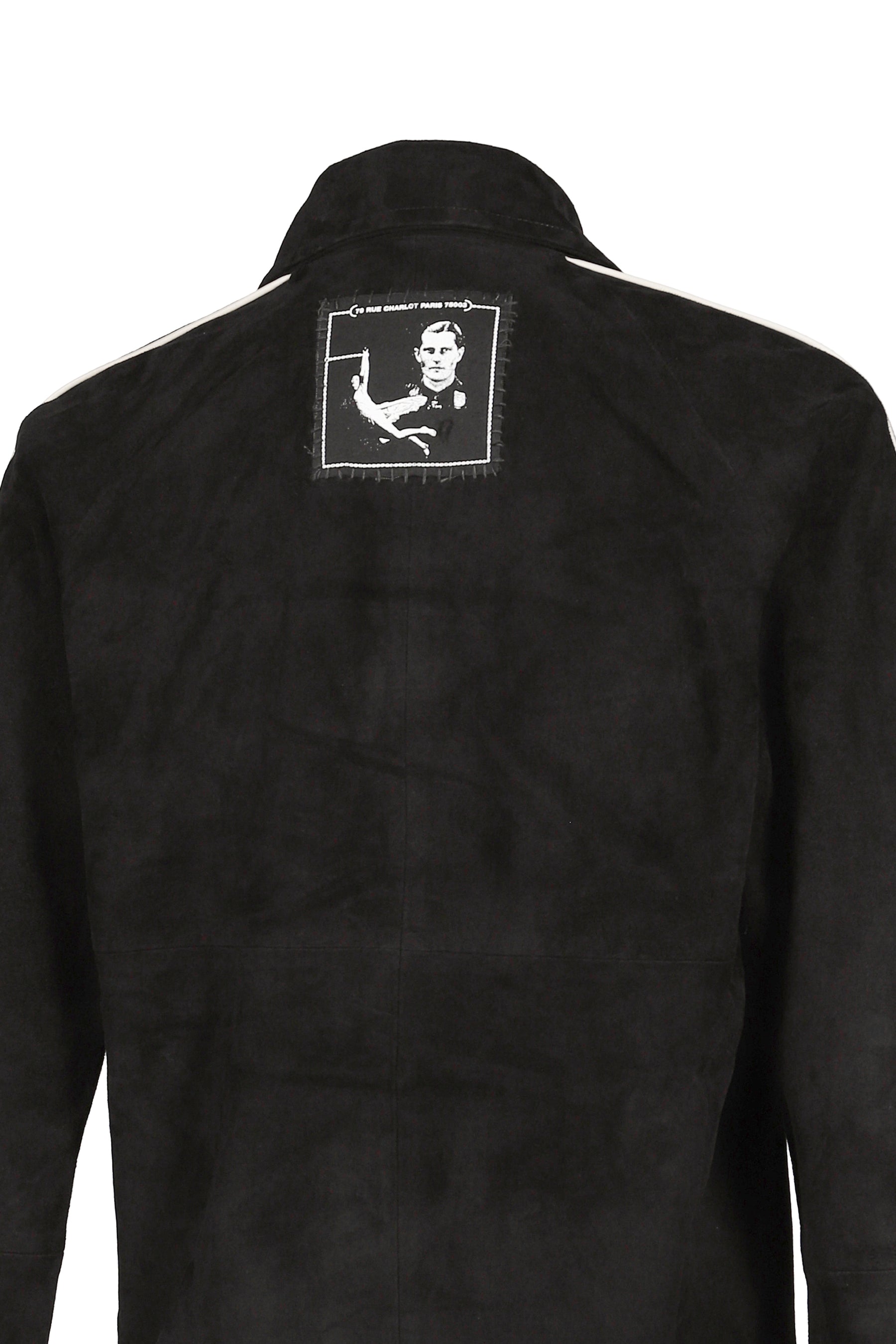 SUEDE ACADEMIE JACKET / BLK IVO