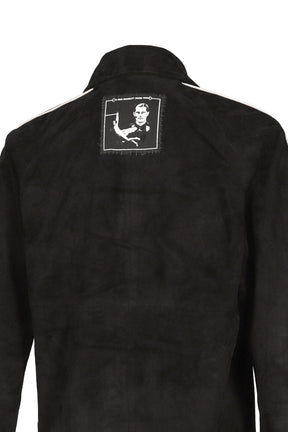 SUEDE ACADEMIE JACKET / BLK IVO