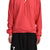 MOVED NECKLINE HOODIE / RED