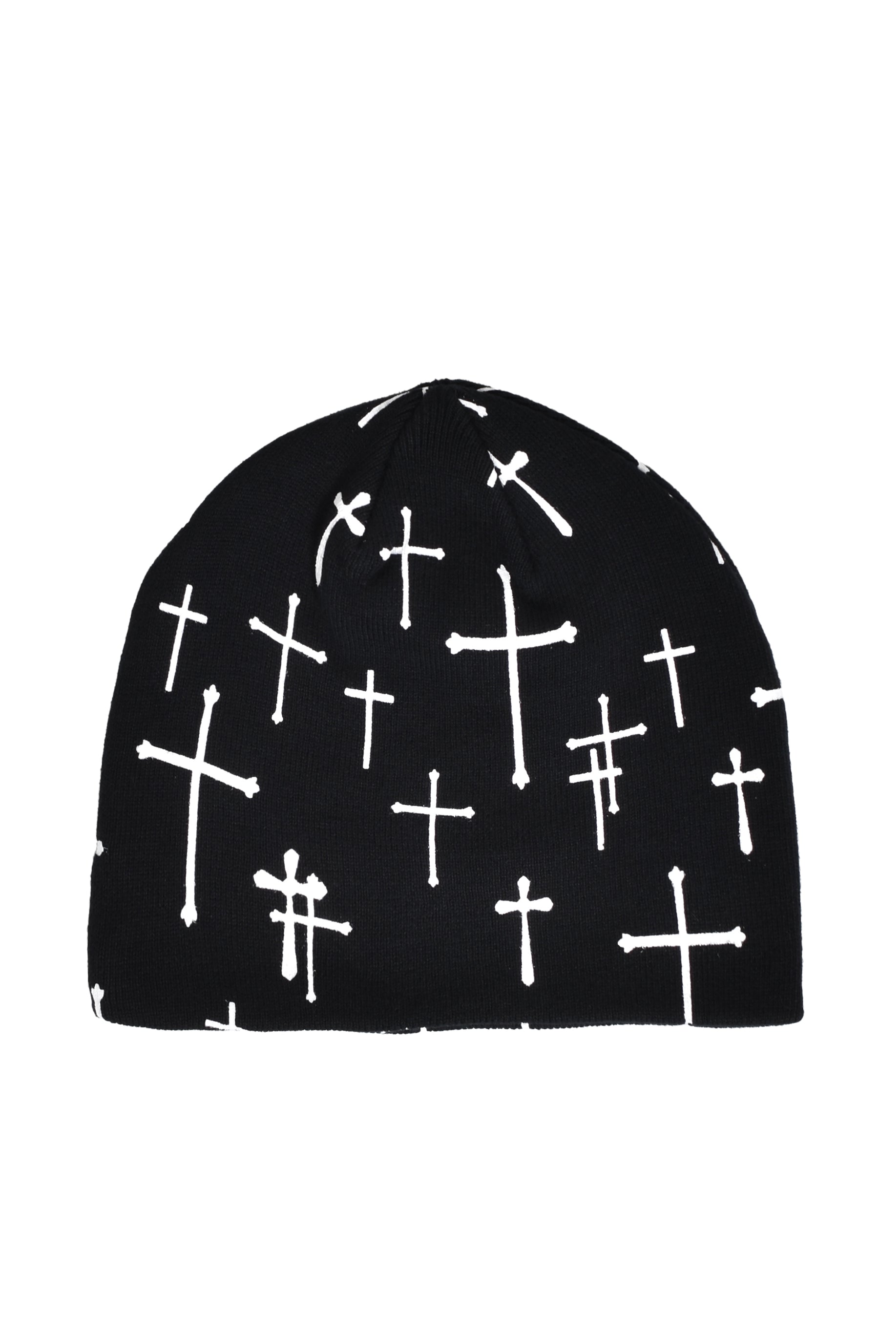 CROSS BEANIE / BLK