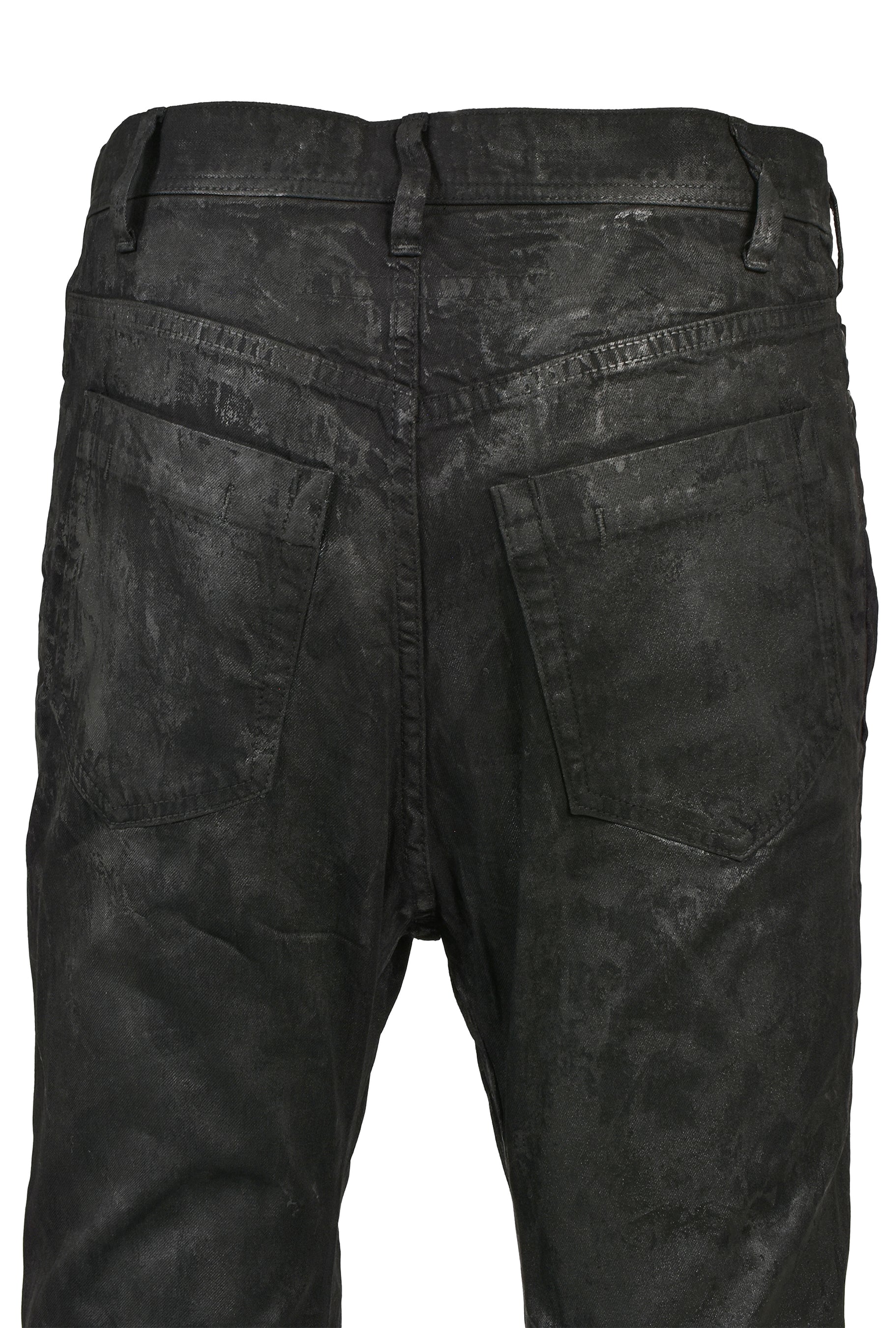 COATING FLARE PANTS / BLK