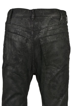 COATING FLARE PANTS / BLK