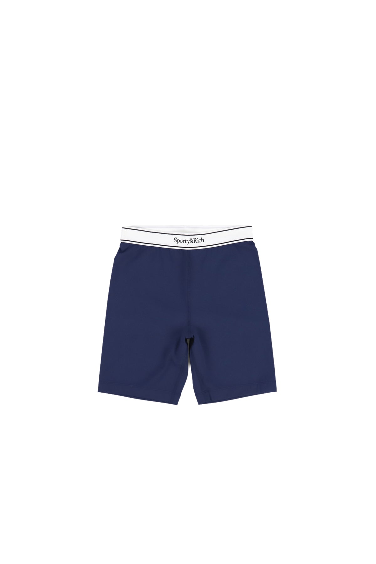 SERIF LOGO BIKER SHORTS NAVY / NVY