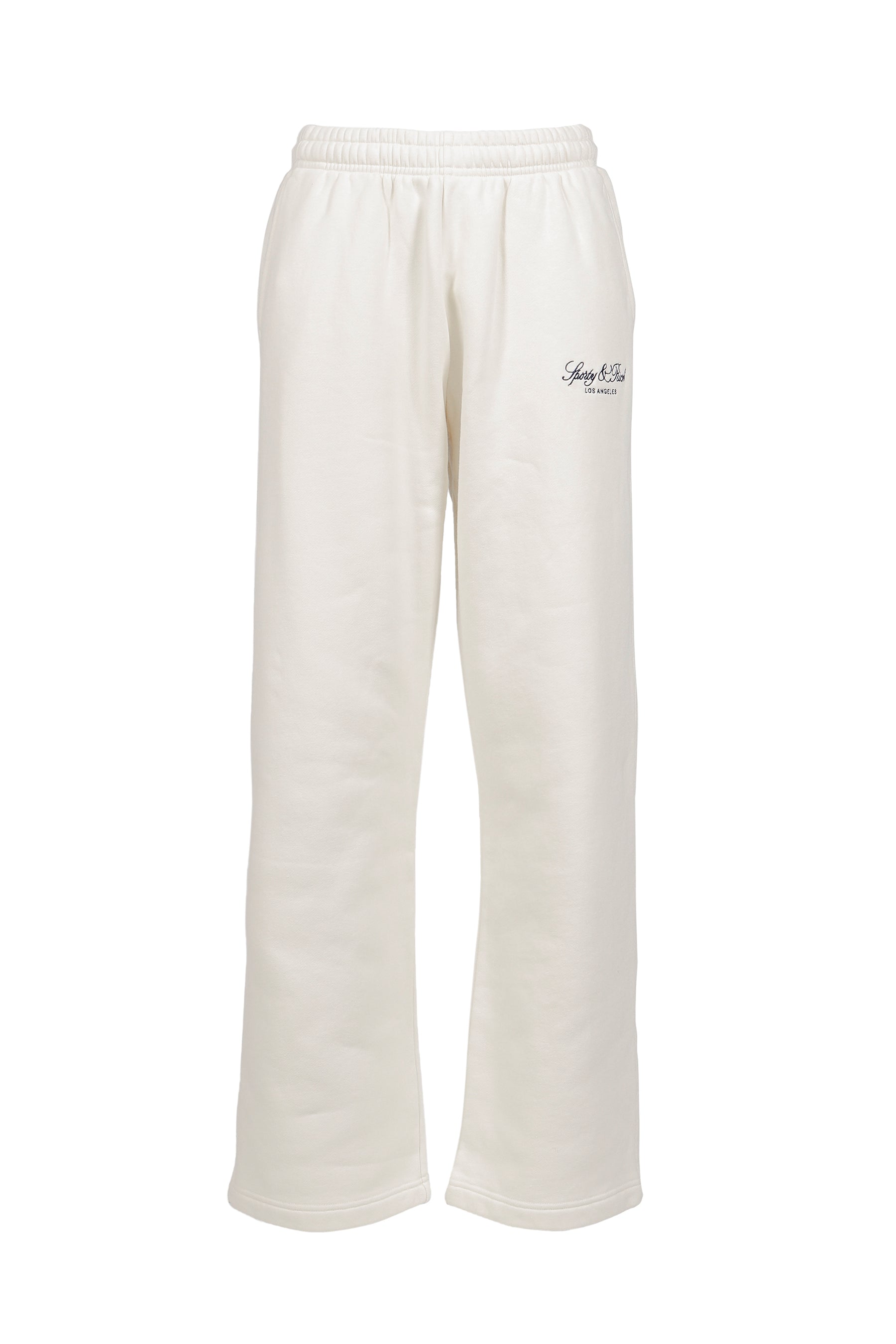 VENDOME LA EMBROIDERED WIDE SWEATPANT / ECRU
