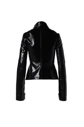 MOTORCYCLE VINYL JACKET / BLK