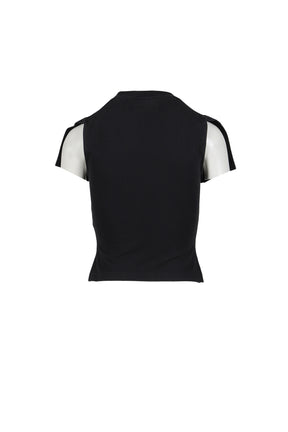 VETEMENTS FRONT SLEEVE BABY T-SHIRT / BLK